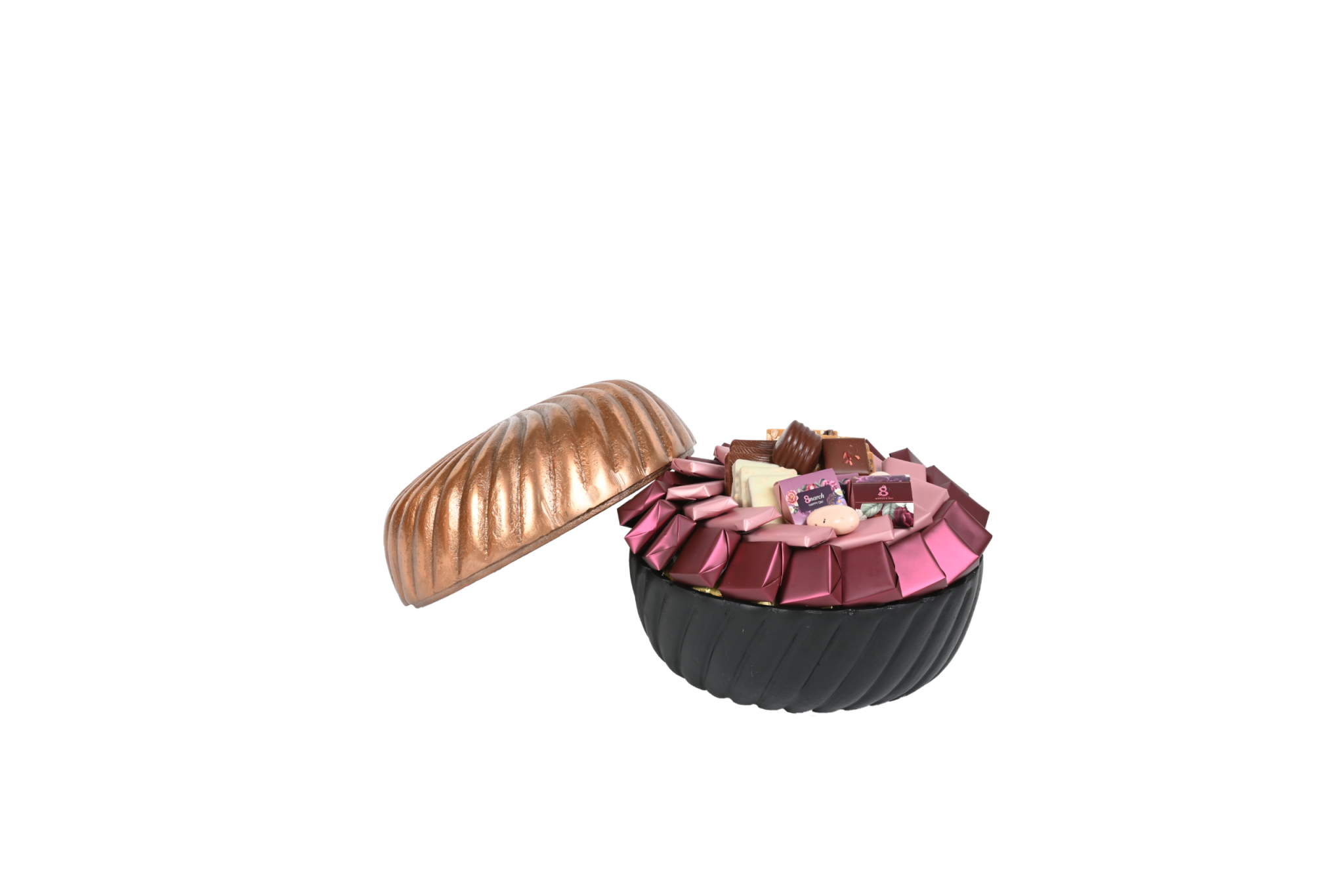 Boîte en Aluminium cuivre et noir