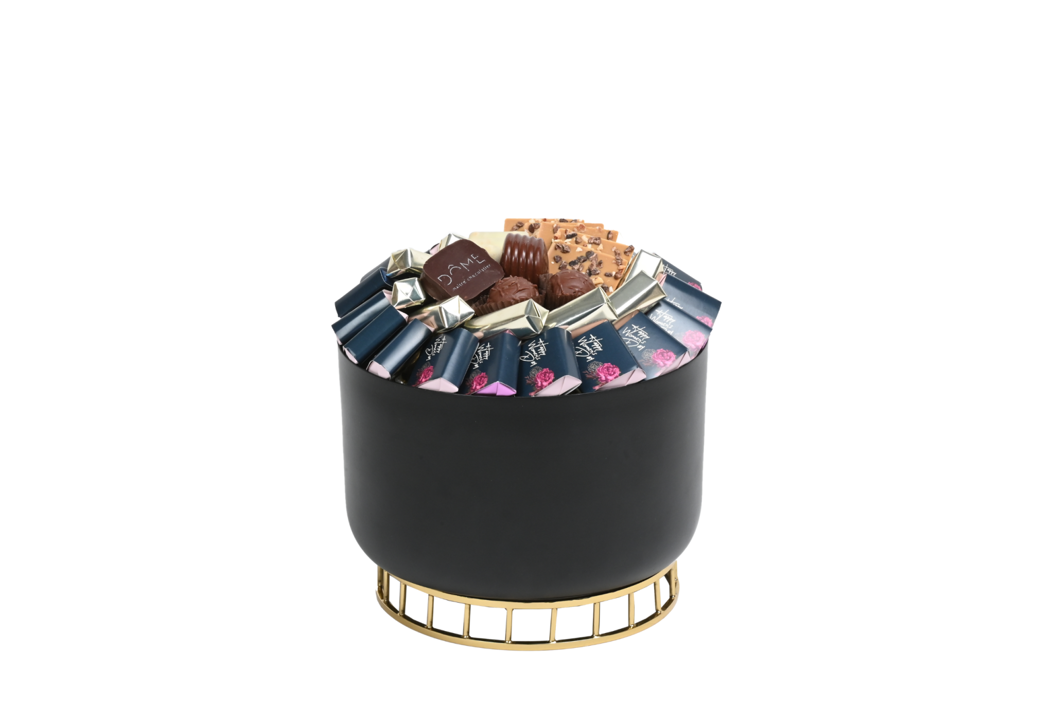 Coupe en Inox noir et gold