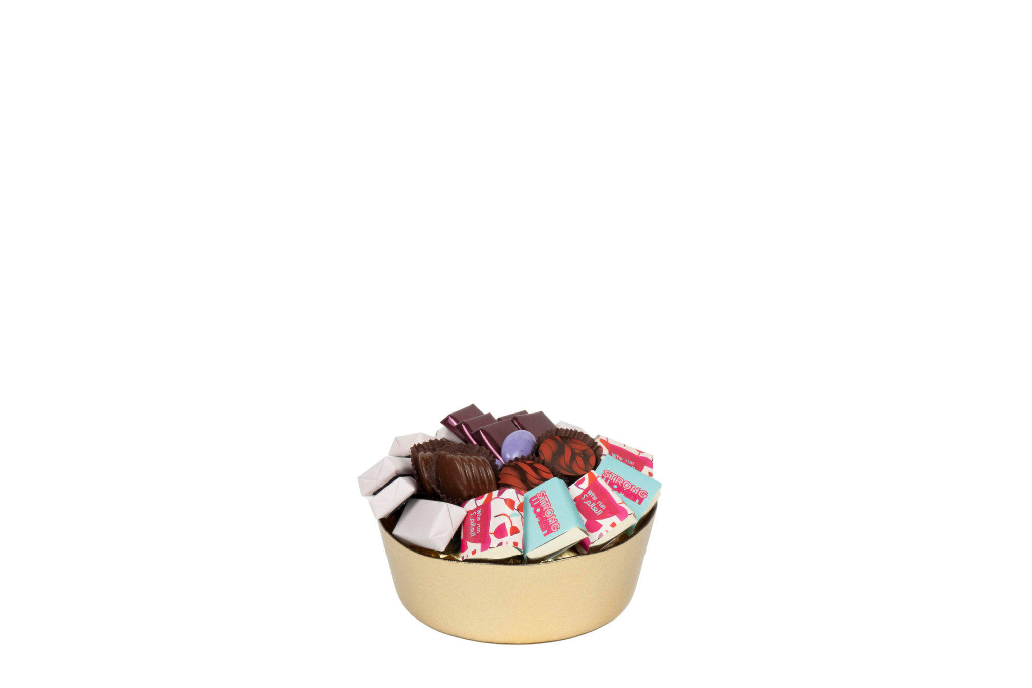 Coupe en verre doré